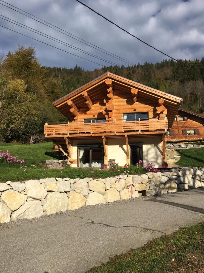 Chalet Anzac Chalet 5 Etoiles En Rondins Tout Neuf Unique Dans Les Aravis Les Villards-sur-Thones Екстер'єр фото